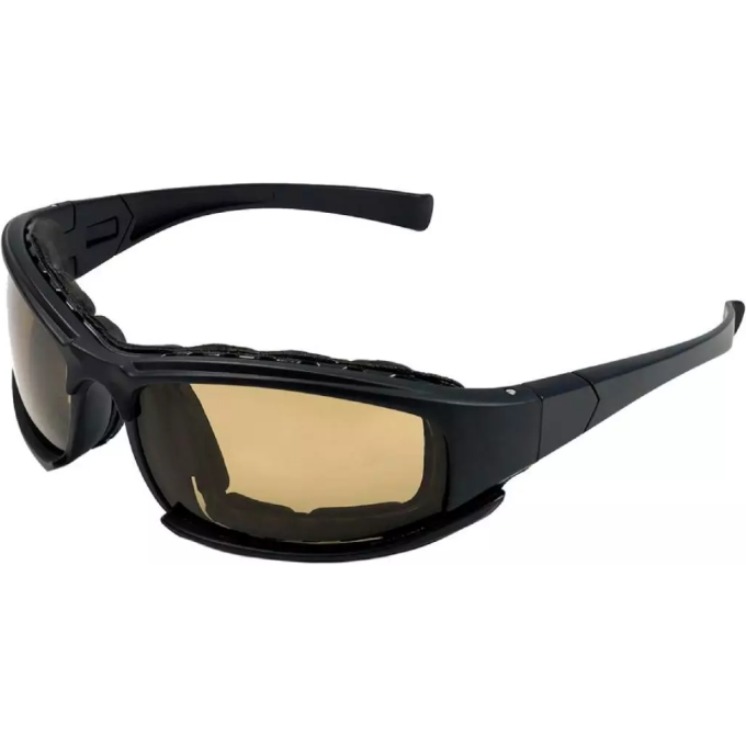 Очки стрелковые SHOTTIME PANTHERA (черный, сменные линзы) GST-005-BLK-K
